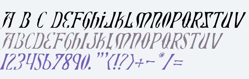 Xiphos Light Italic