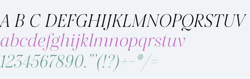 Salina-Trial Light Italic