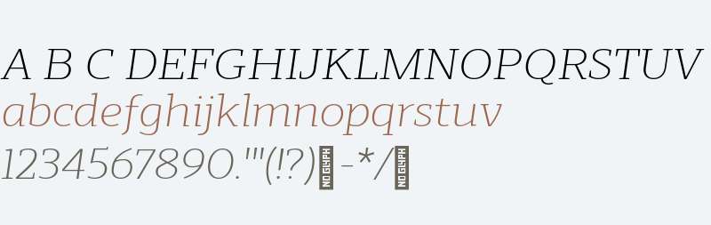 Scharf Light Italic