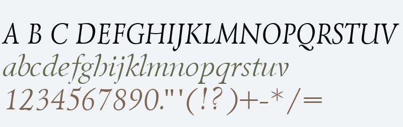 Lazurski W01 Light Italic