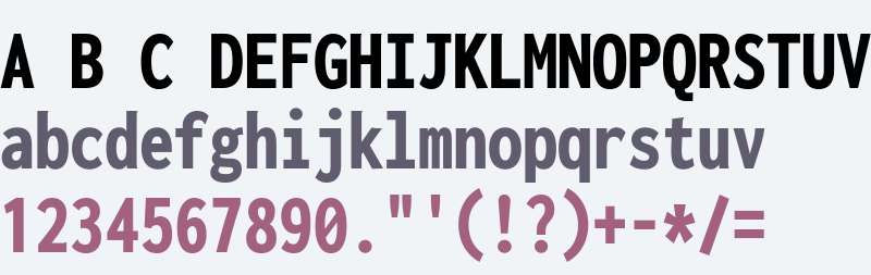 Inconsolata Condensed Black