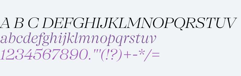 SFT Schrifted Serif TRIAL D D Light