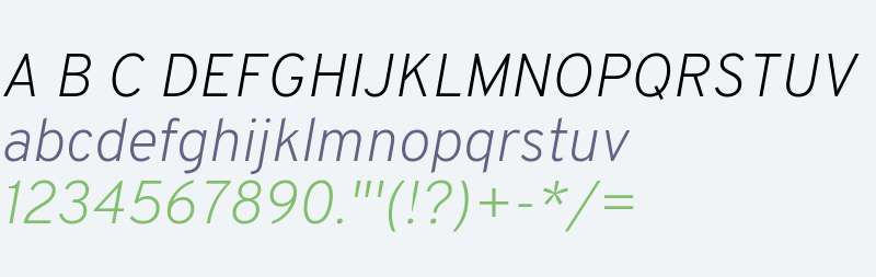 Overpass ExtraLight Italic