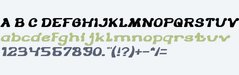 The One and Only Bold Italic