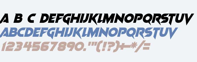 Vampire Wars Italic