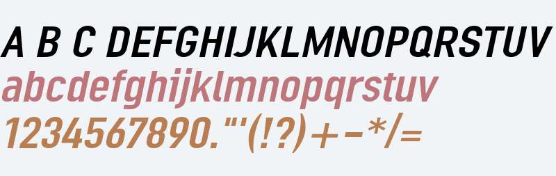 Linotype Ordinar Italic