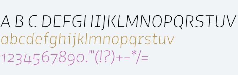 Elsa W01 Extra Light Italic