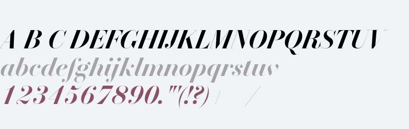 Trianon Grande Bold Italic