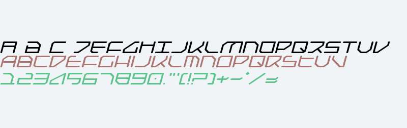 Federapolis Expanded Italic