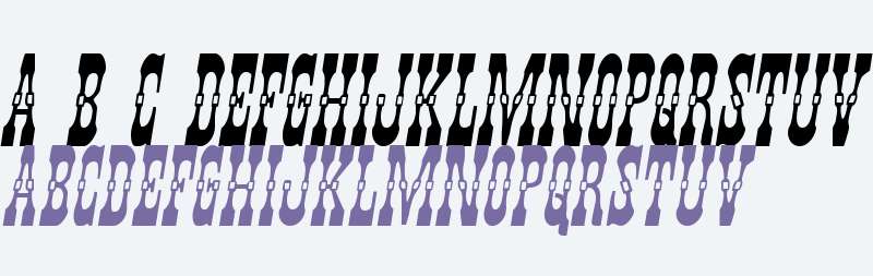 Younger Brothers Drop Caps Italic