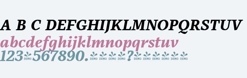 FSP DEMO - Audela Black Italic