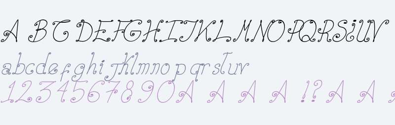 Elizabeth Ruelas Cursiva Italic