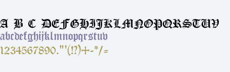 CyrillicGoth Medium