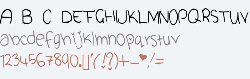 Cute_Font