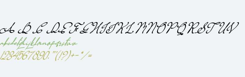 Amania Signature Italic