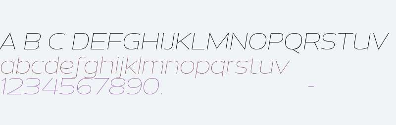 Aero Trial Thin Italic