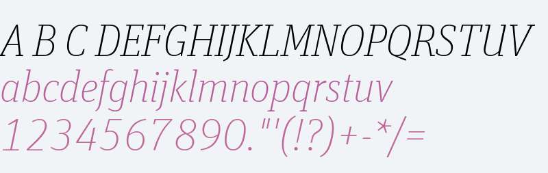 FF Unit Slab Pro Thin Italic