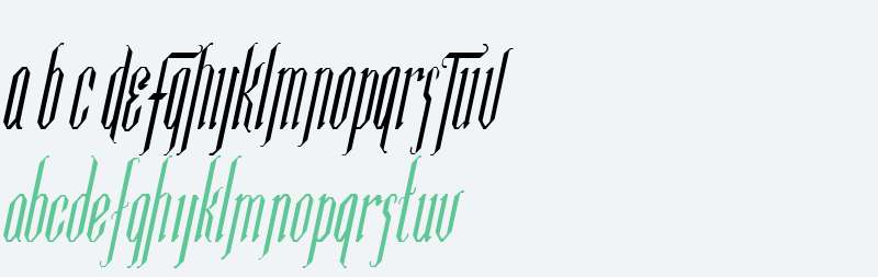 IpswichCondensed  Italic