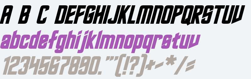 Roddenberry Bold Italic