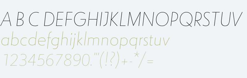 Kristall Now Pro UltraLight Italic