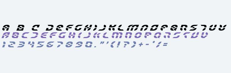 Starfighter Title Bold Italic