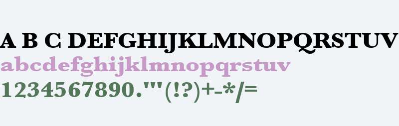 URW Baskerville W01 Ult Bd XWd