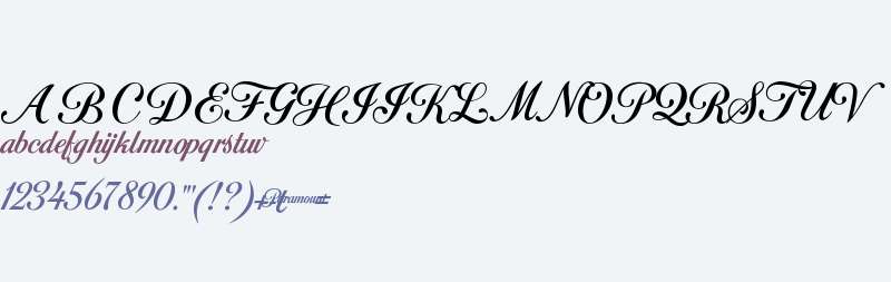 Paramount New Script Font Fonts Free Download - OnlineWebFonts.COM