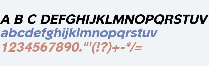 Phinster Extrabold Italic