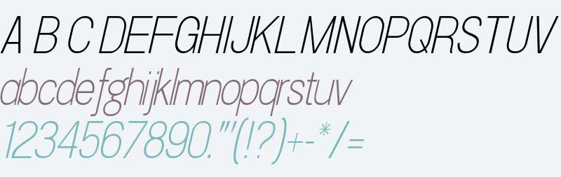 Doboto Thin Italic