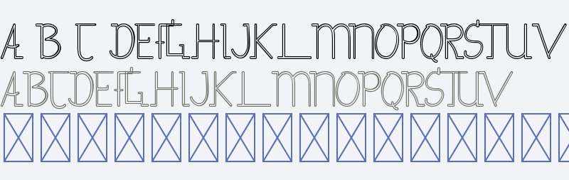 Gapbrooth Demo Serif Outline