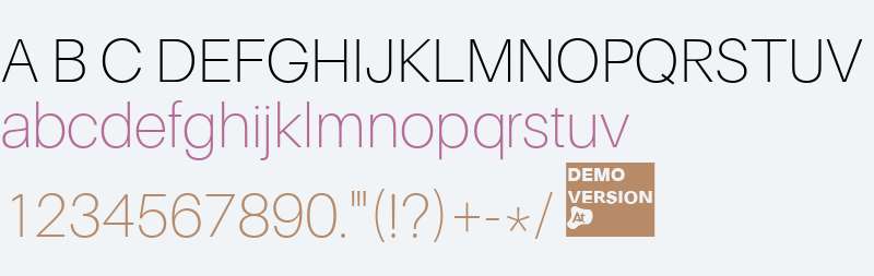 Finis Grotesk DEMO Thin