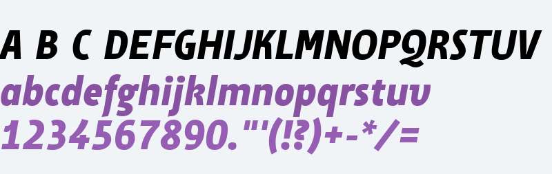 Suomi Sans W01 Bold Italic