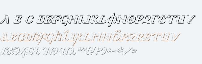 Holy Empire Shadow Italic V2