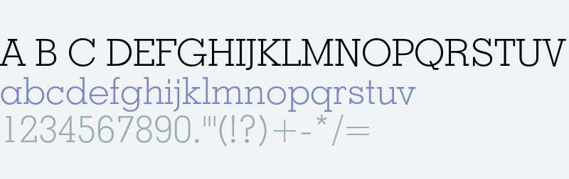 Geometric Slabserif 703 Light