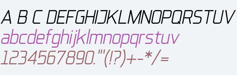 IkiruSans W00 Regular Italic