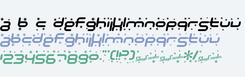 SF Technodelight Bold Italic V1 V1