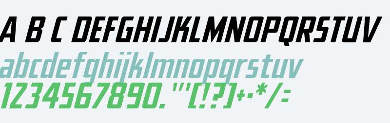 CCElephantmenTall W01 Italic