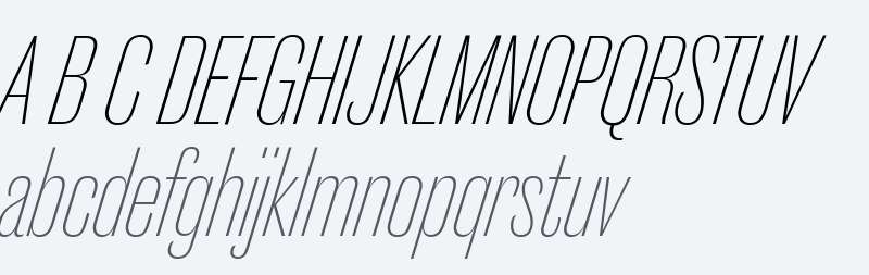 Caslon Doric Cond Light Italic