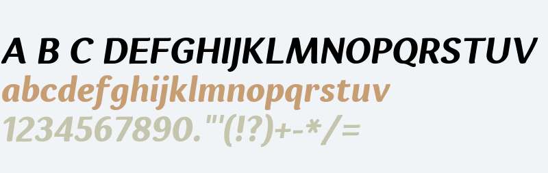 Espuma W03 Bold Italic