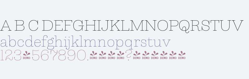 FSP DEMO - Capital Serif Thin