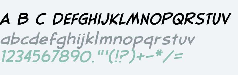 Blambot FXPro Light BB Italic