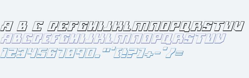 Micronian 3D Italic