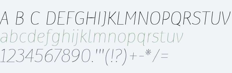 Ovink W00 Thin Italic