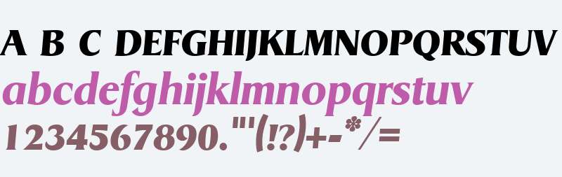 Griffon Extrabold Italic