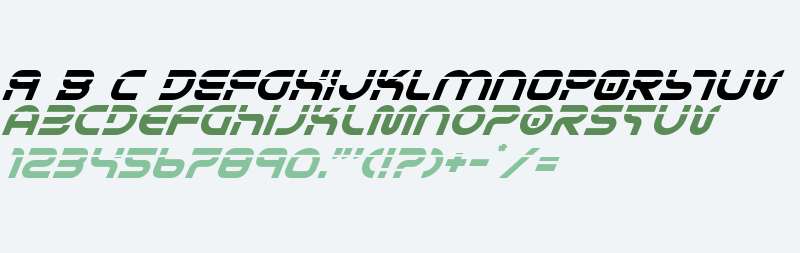 Yukon Tech Laser Italic