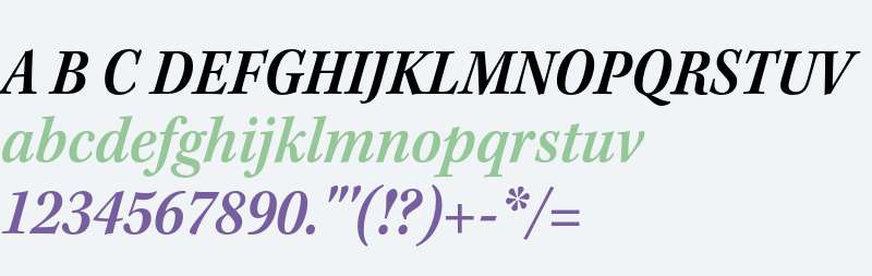 Kepler Std Semibold Semicondensed Italic