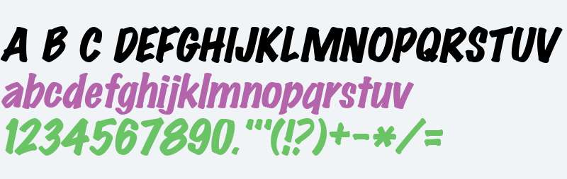 MarkingPenHeavy Italic