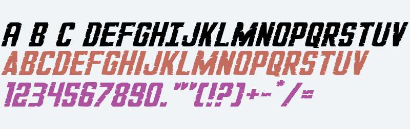 G.I. Incognito Small Italic