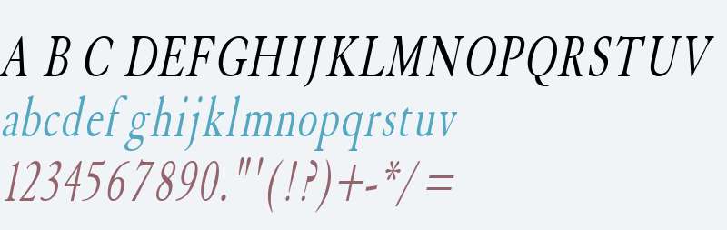 Elephant Thin Italic