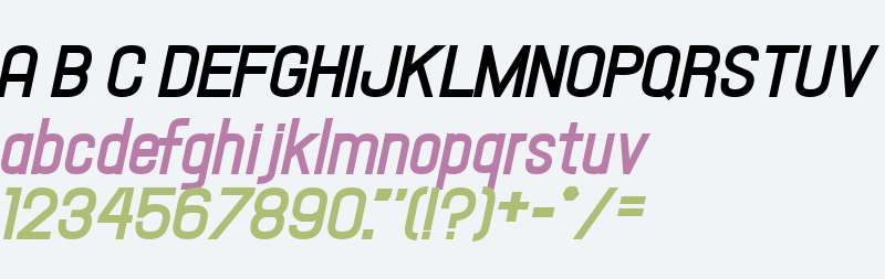 Hallandale Text Bold Italic JL V1